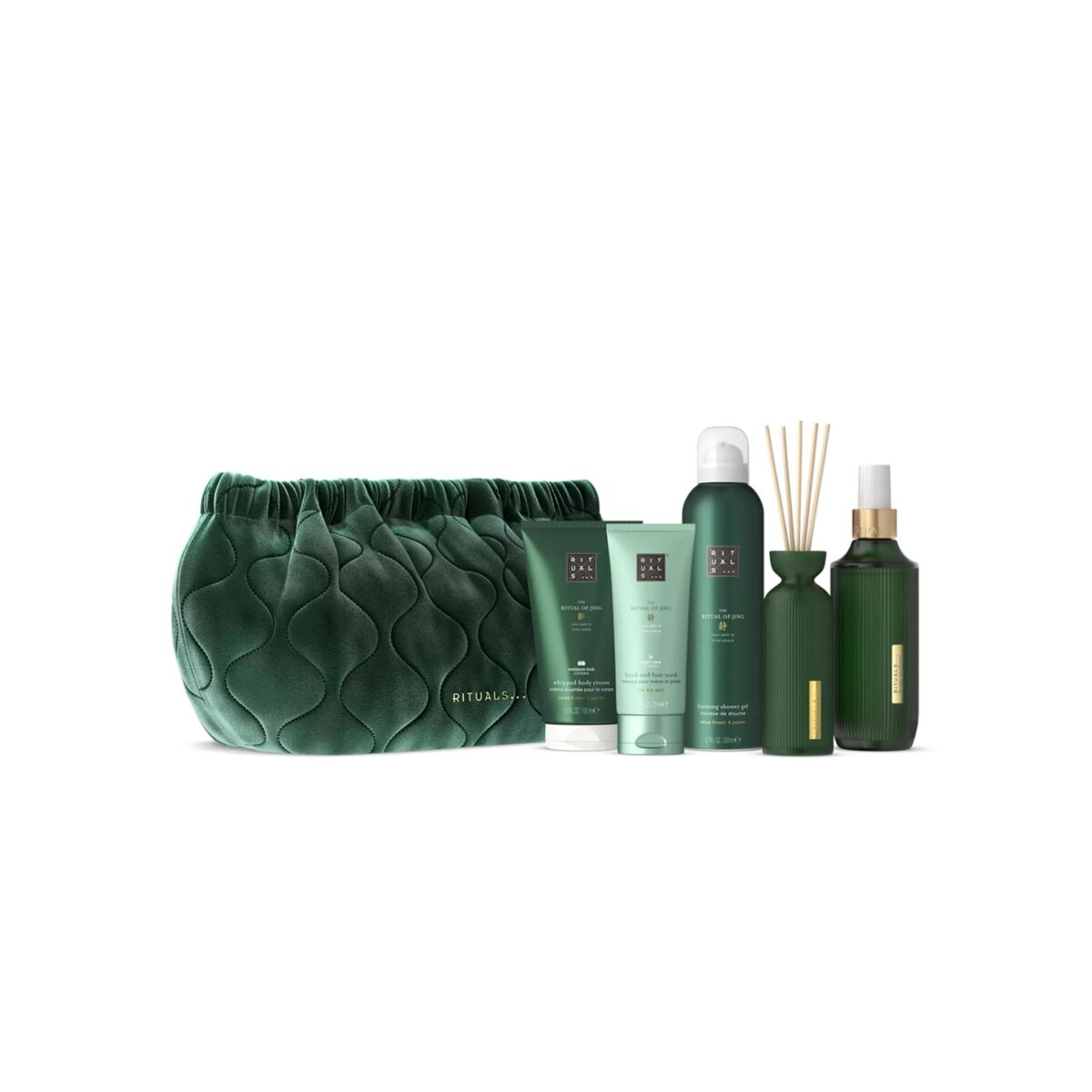 Kosmetisk sæt ritualer THE RITUAL OF JING 5 stykkers produktemballage