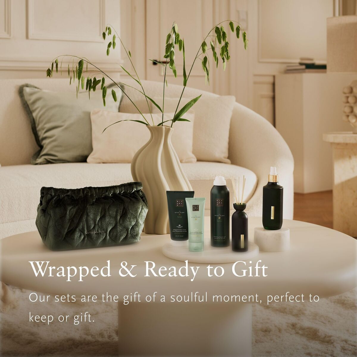 Kosmetisk sæt ritualer THE RITUAL OF JING 5 stykkers produktemballage