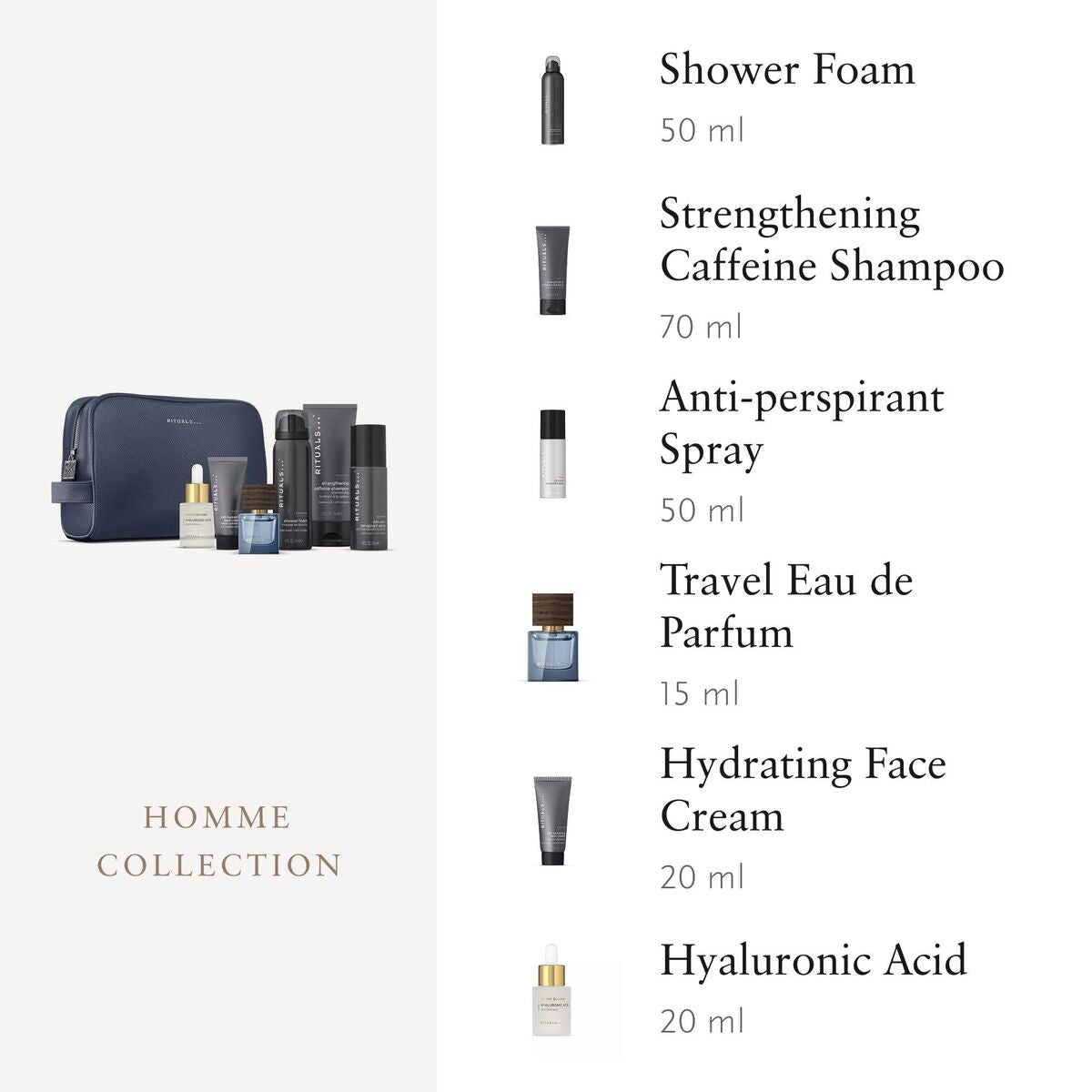 Kosmetiksæt til kvinder Rituals HOMME produktemballage