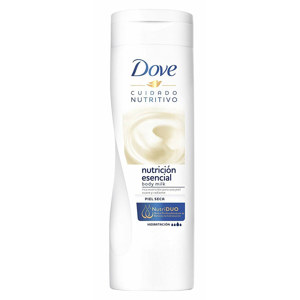 Body Milk Dove Body Love 400 ml produktemballage
