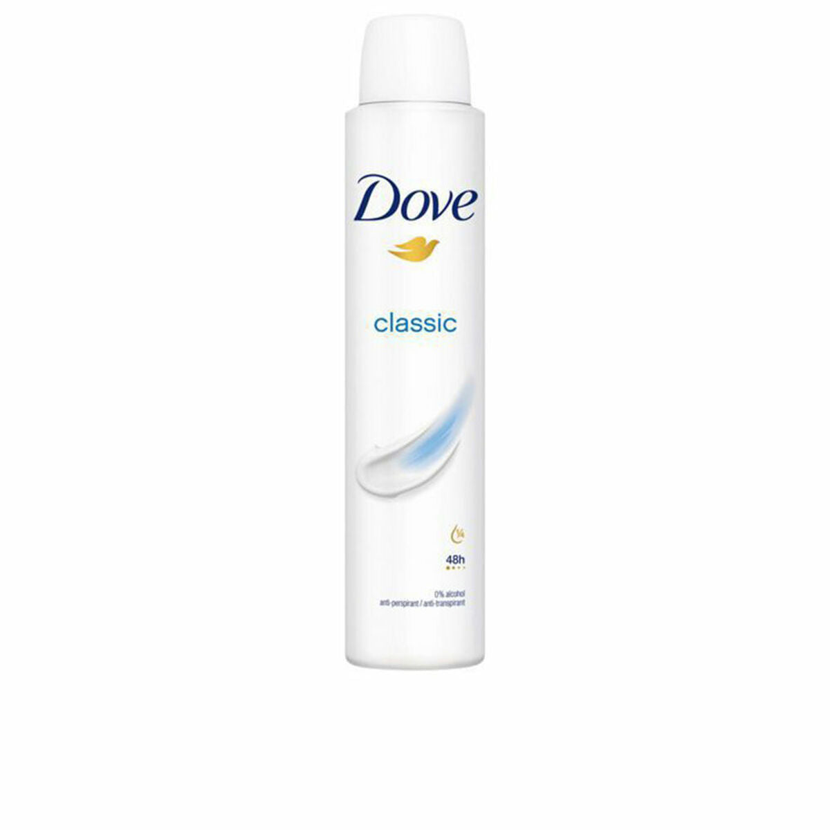 Deodorant Dove Classic 200 ml til Damer produktemballage