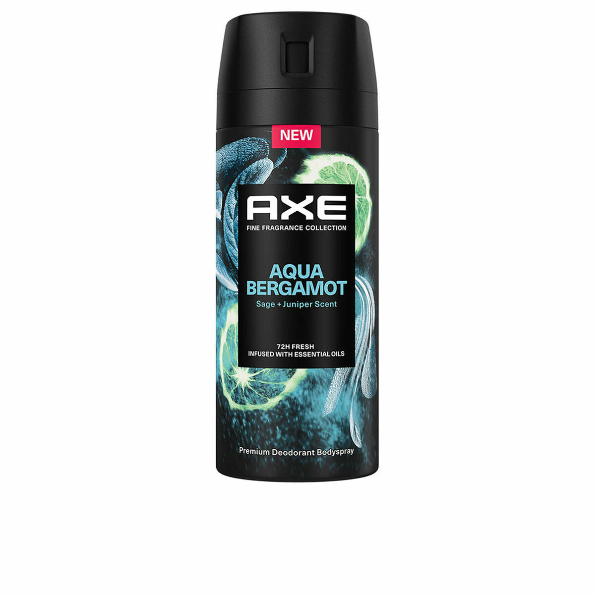 Spray Deodorant Axe Aqua Bergamot 150 ml produktemballage