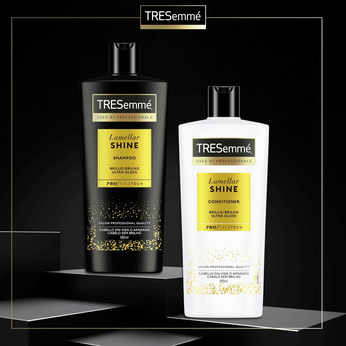 Shampoo Tresemme LAMELLAR SHINE 685 ml shampooflaske