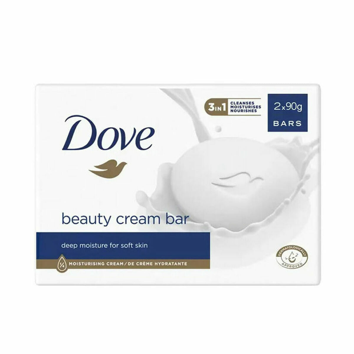 Soap Bar Dove (2 enheder) produktemballage