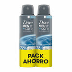 Spray Deodorant Dove men clean confort 150 ml Fresh Men 2 stykker (2 enheder) til mænd produktemballage