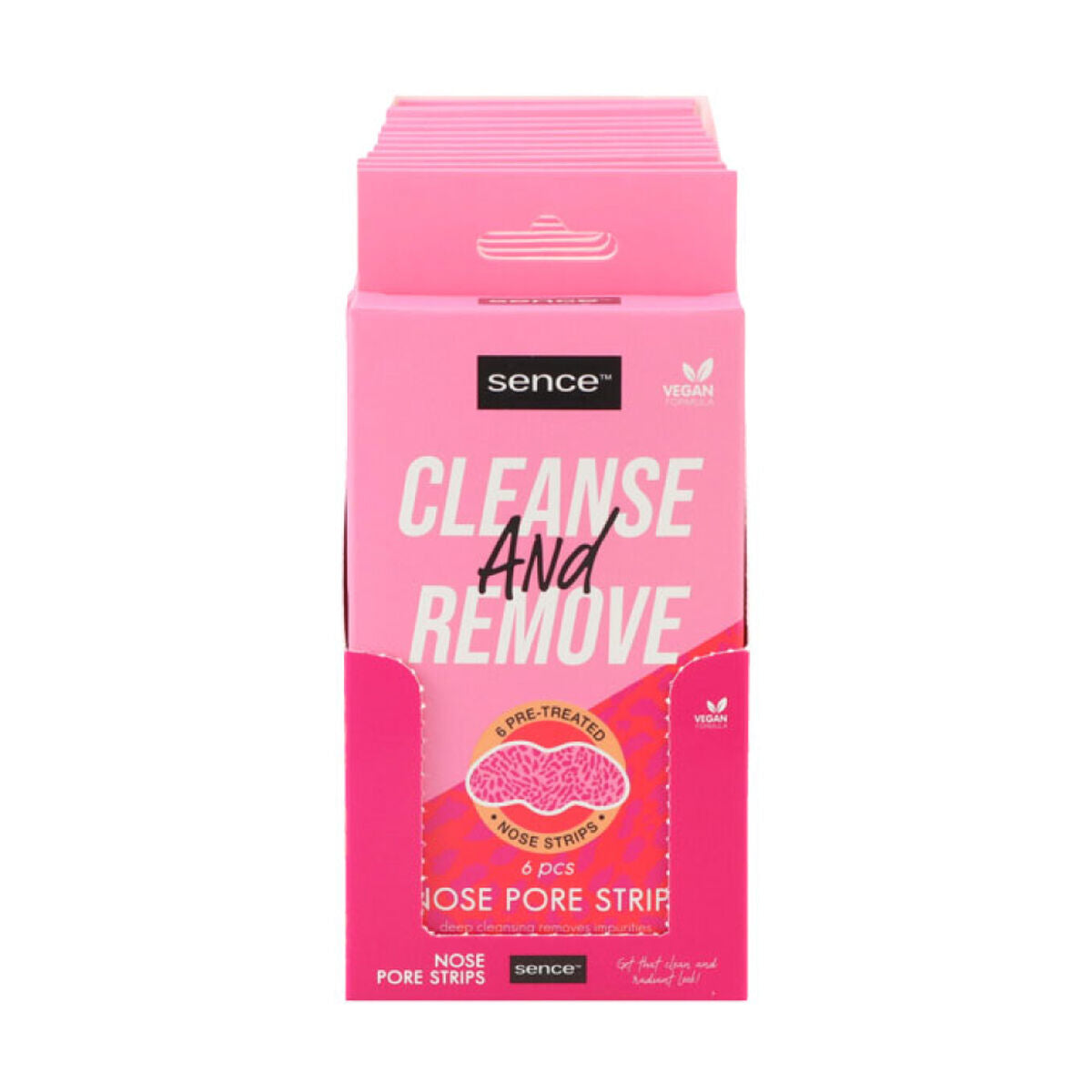 Pore ​​Cleaning Strips Sence (6 enheder) produktemballage