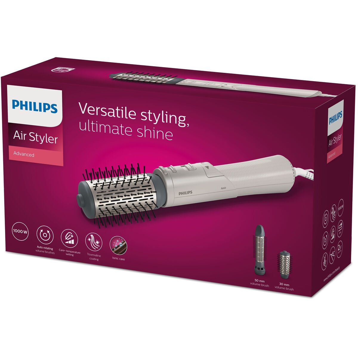 Krølletang Philips 7000 Series BHA710/00 produktemballage