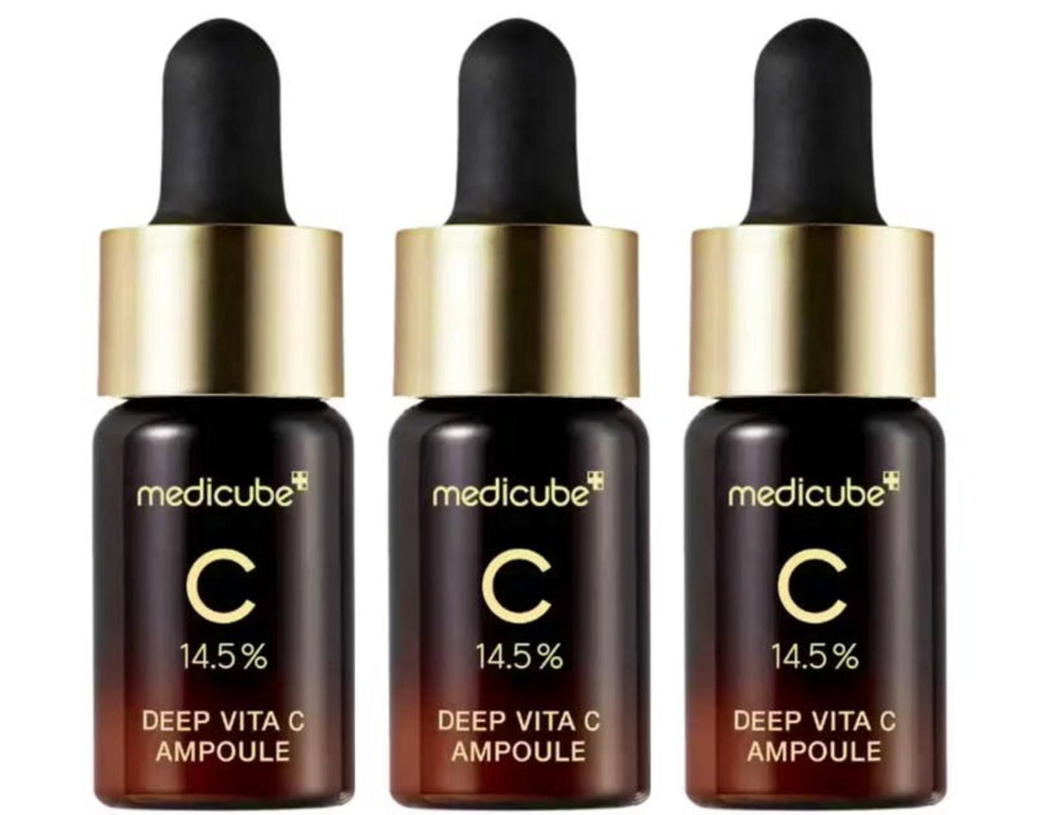Set, Medicube, Deep Vita C, Brightening, Tonic Lotion, For Face & Neck, 3 pcs, 30 g