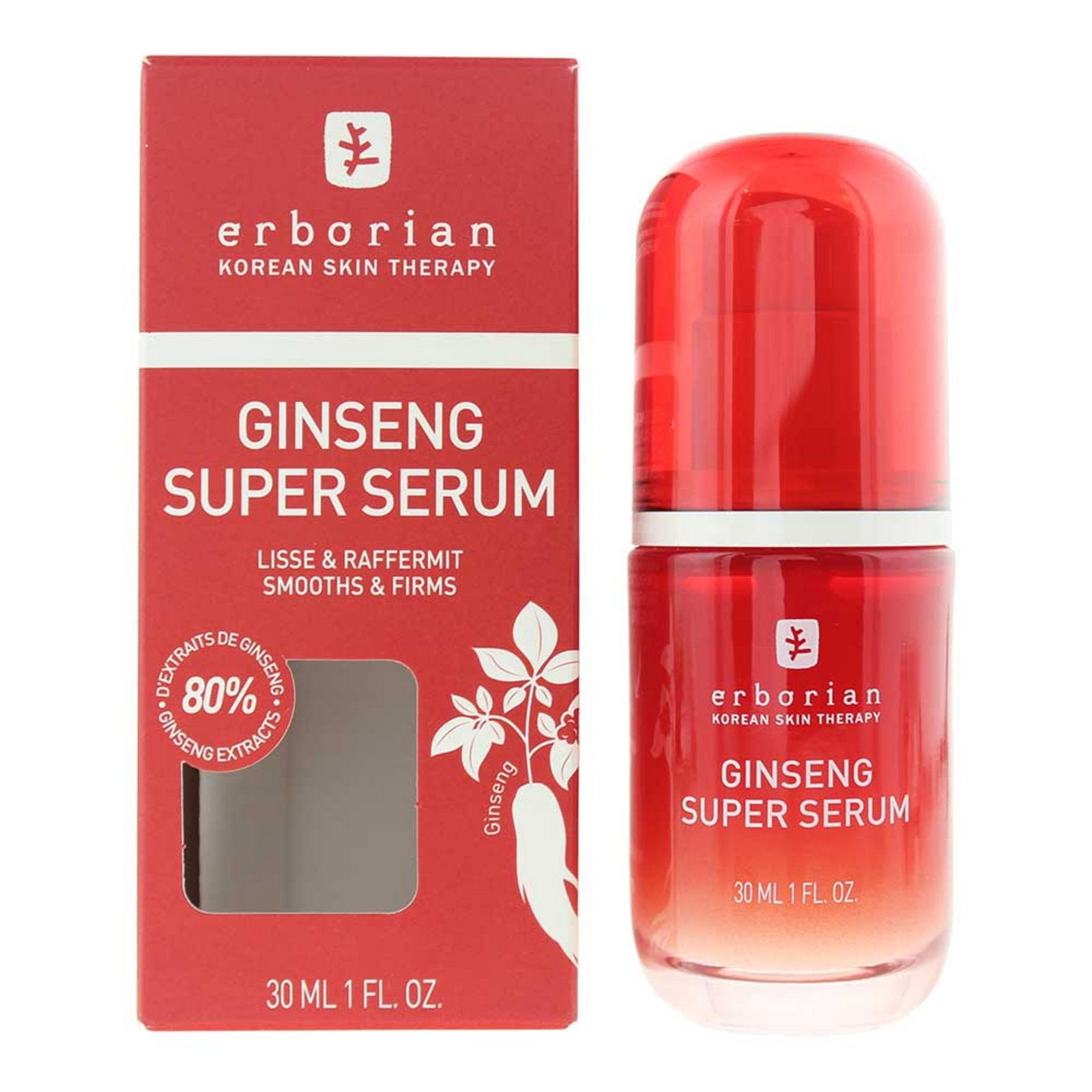 Erborian, Erborian, Ginseng, Firms & Smoothes, Serum, For Face, 30 ml