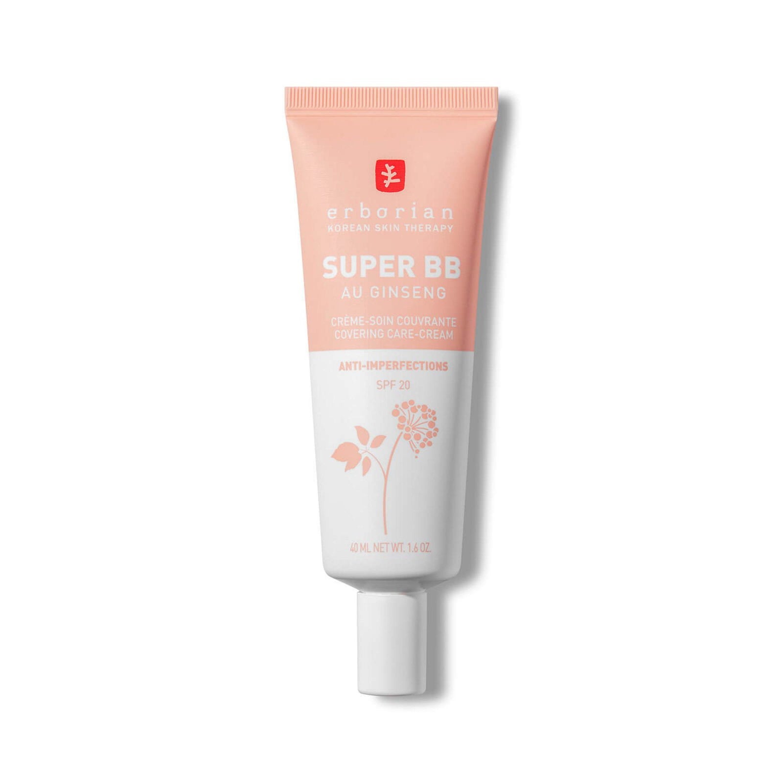 Erborian, Super BB, Ginseng, High Coverage, BB Cream, Clair, SPF20, 40 ml