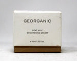 Georganic, Goat Milk Brightening, Brightening, Cream, For Face, 45 ml