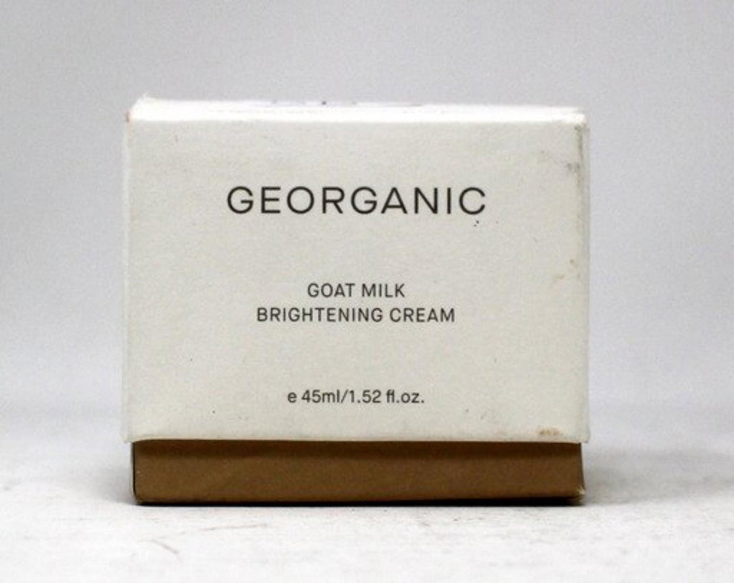 Georganic, Goat Milk Brightening, Brightening, Cream, For Face, 45 ml