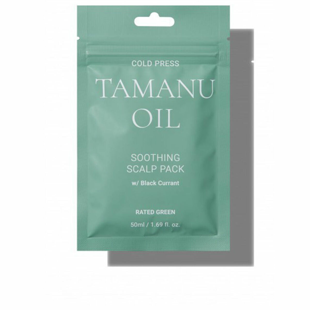 Shampoo bedømt Green Cold Press Tamanu Oil 50 ml til kvinder shampooflaske