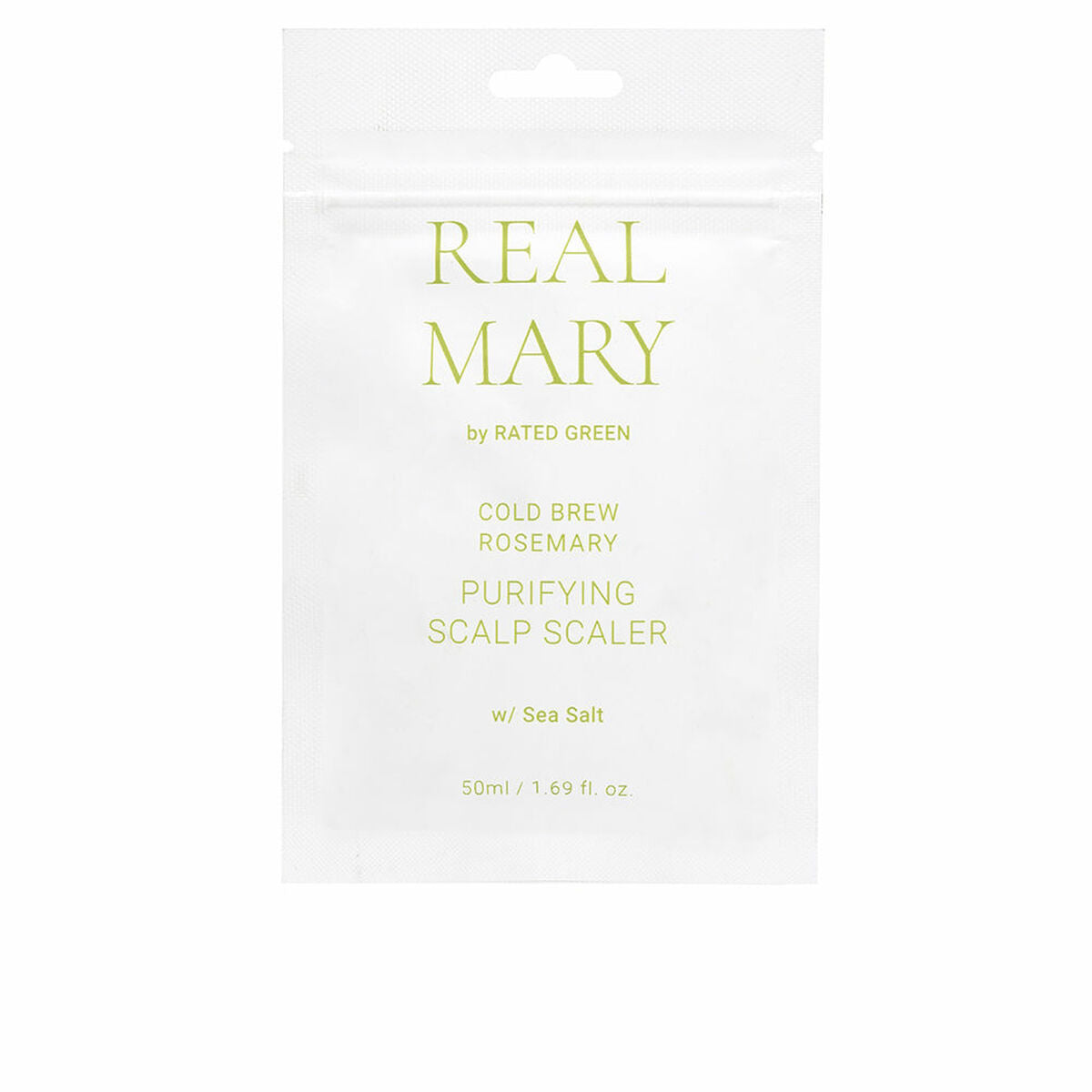 Håreksfoliator vurderet Grøn Real Mary 50 ml Rosemary for Women produktemballage