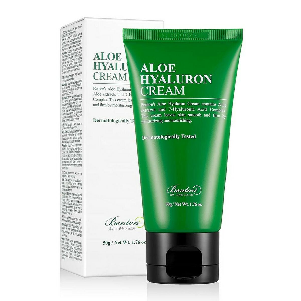 Hydrating Facial Cream Benton Aloe Hyaluron 50 g til kvinder hudpleje emballage