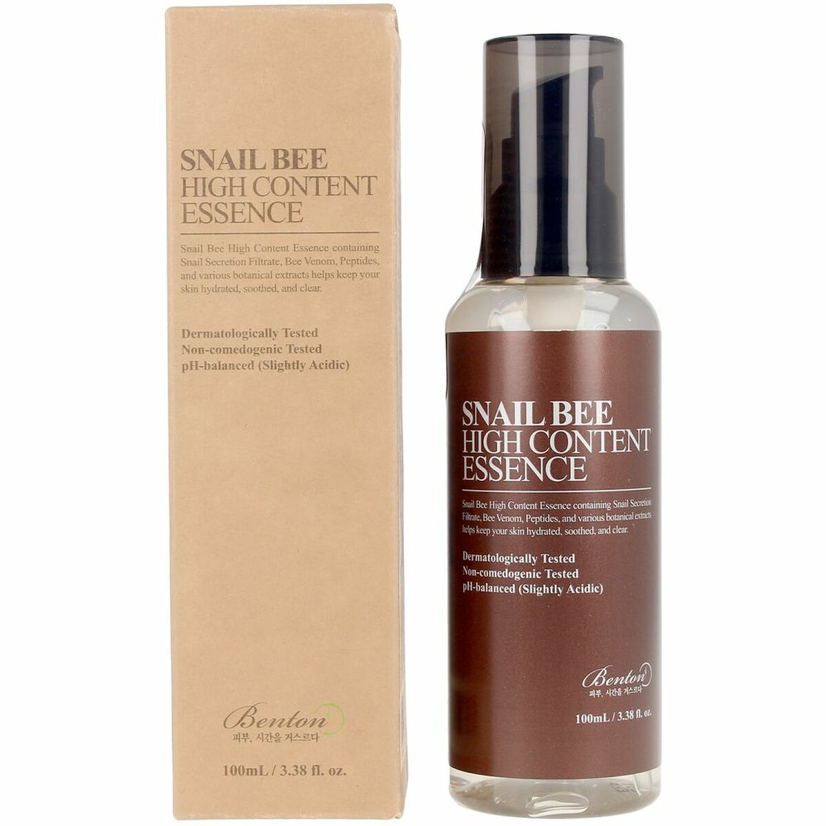 Ansigtscreme Benton Snail Bee Højt indhold 100 ml hudplejeemballage
