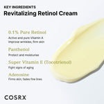 Day Cream Cosrx THE RETINOL hudplejeemballage