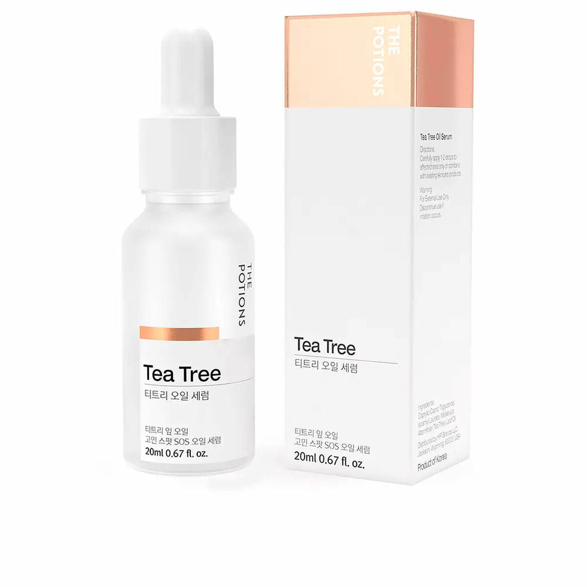 Day Cream The Potions Tea Tree Oil 20ml til kvinder hudpleje emballage