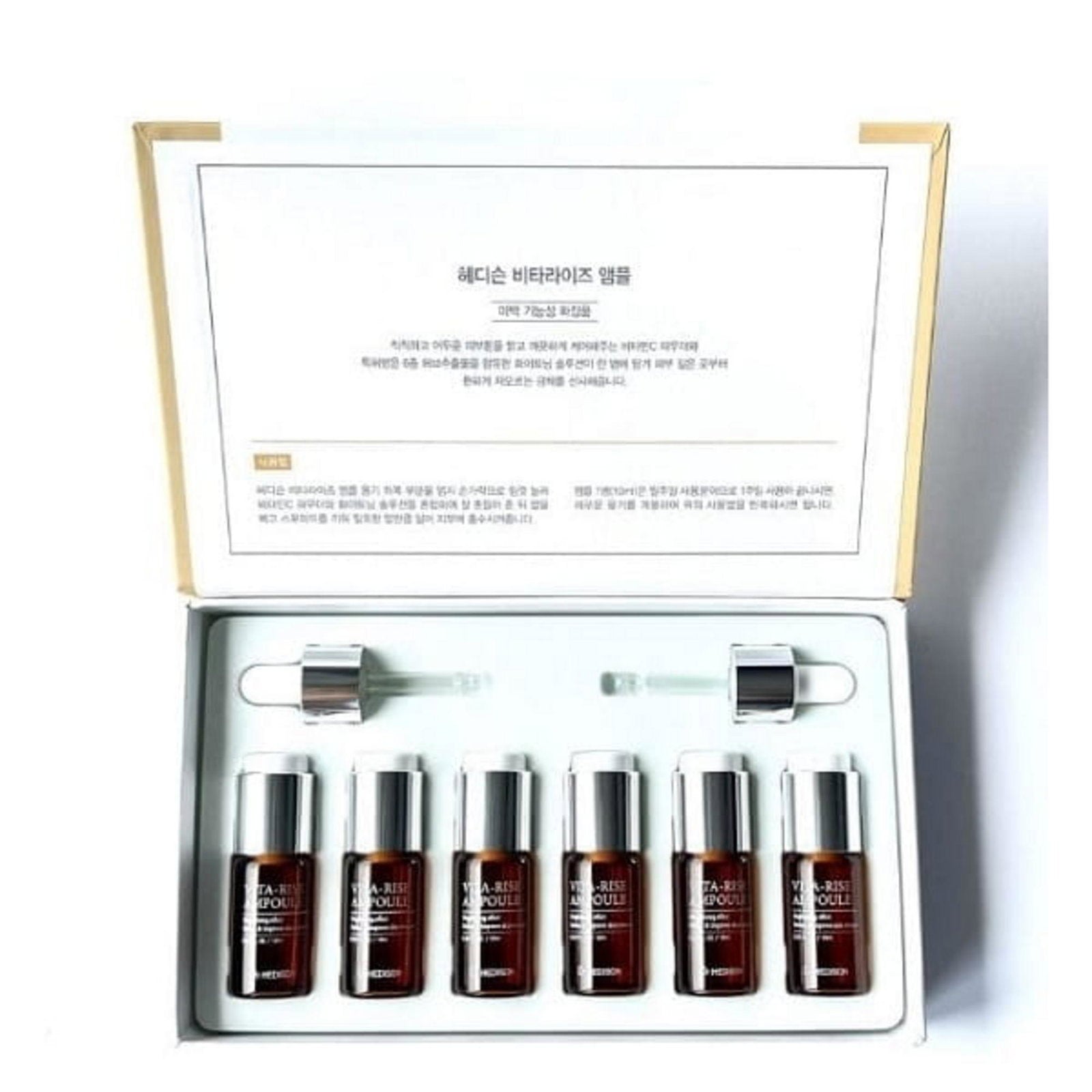 Set, Dr. Hedison, Vita Bright, Brightening, Ampoules Treatment Serum, Hyperpigmentation, For Face, Unisex, 6 pcs, 60 ml