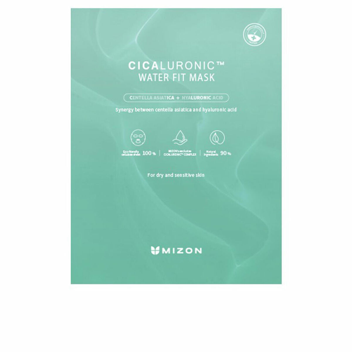 Ansigtsmaske Mizon Cicaluronic 24 g maske emballage