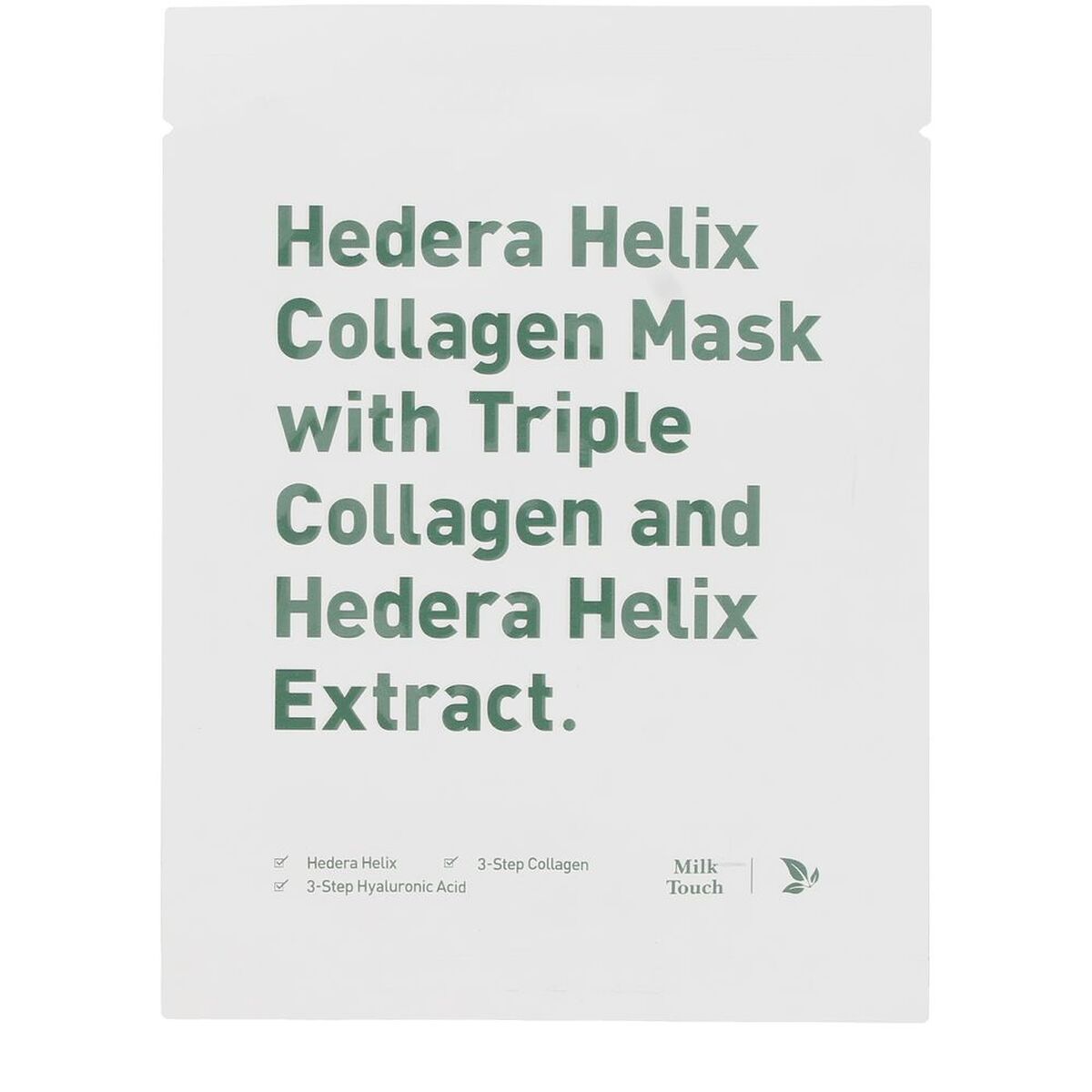 Ansigtsmaske Milk Touch HEDERA HELIX COLLAGEN (5 enheder) maskeemballage