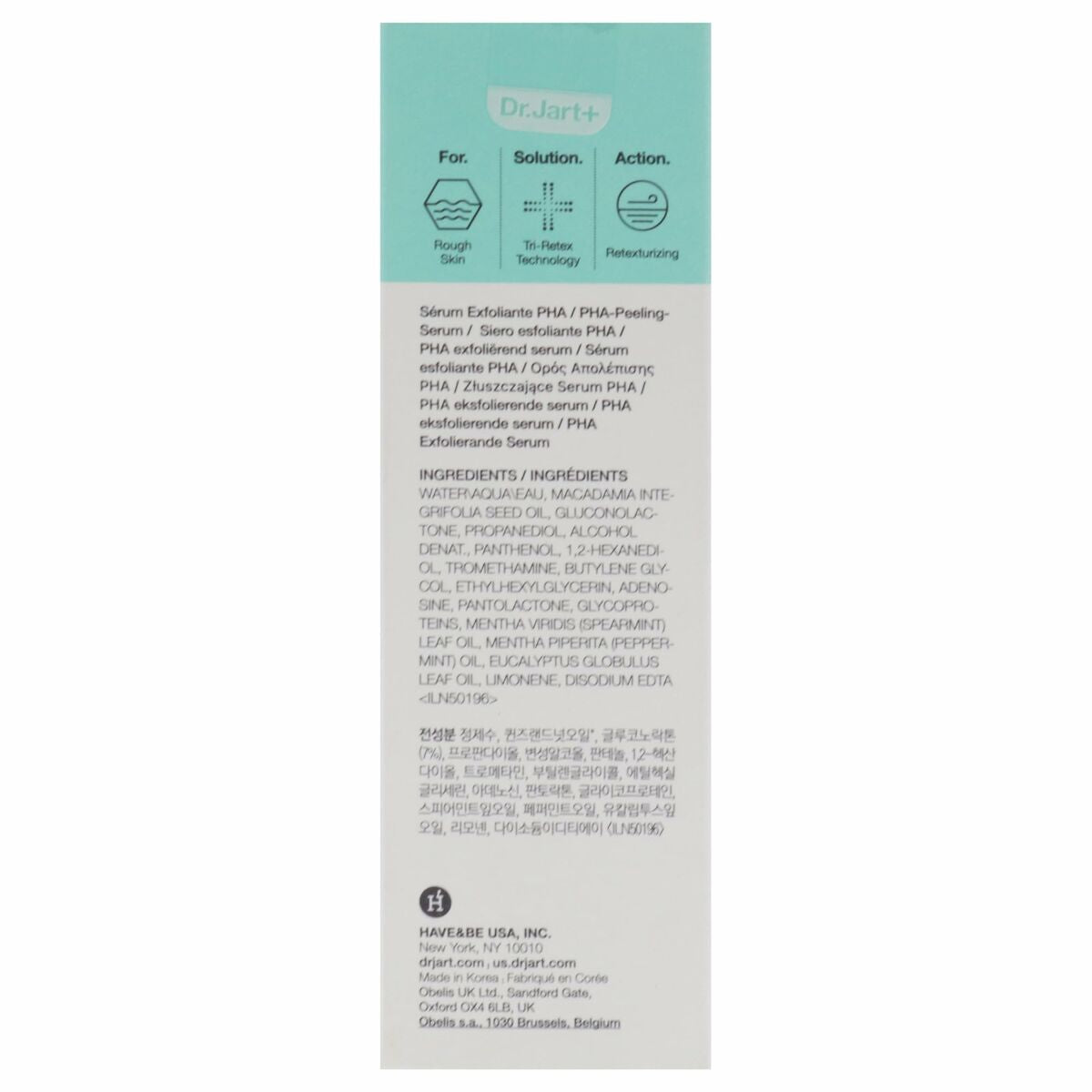 Exfoliating Serum DR.JART+ PORE REMEDY 30 ml serumflaske