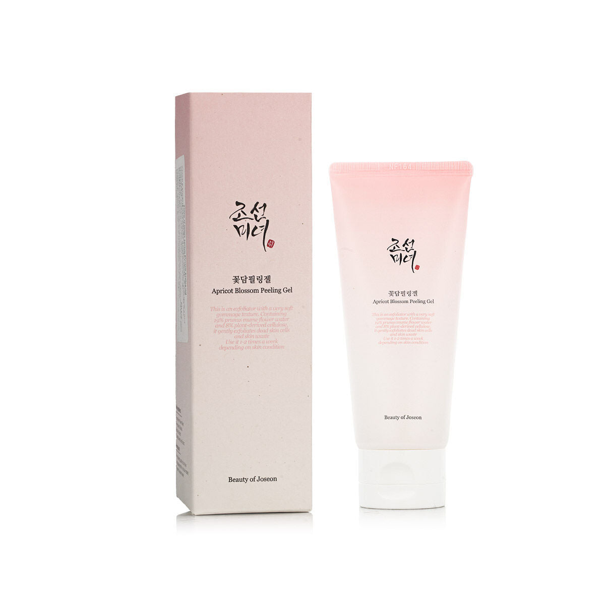 Exfoliating Facial Gel Beauty of Joseon ABRICOS BLOSSOM 100 ml til kvinder hudpleje emballage