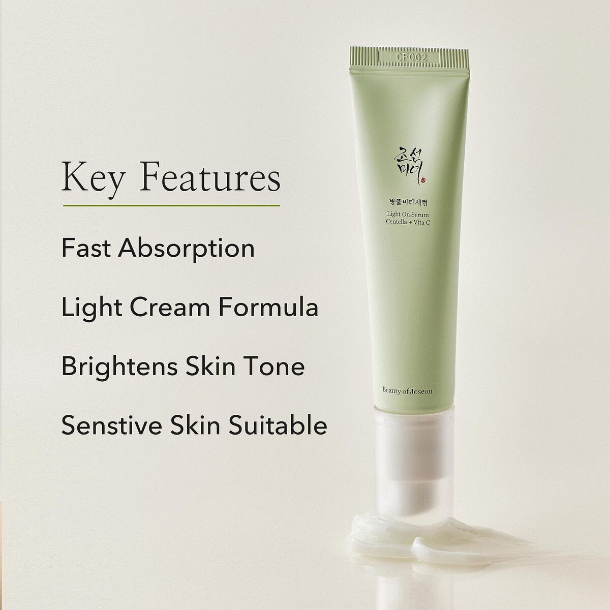 Facial Serum Beauty of Joseon LIGHT ON SERUM 30 ml serumflaske