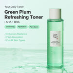 Facial Cleansing Gel Beauty of Joseon GREEN PLUM 150 ml til kvinder hudpleje emballage