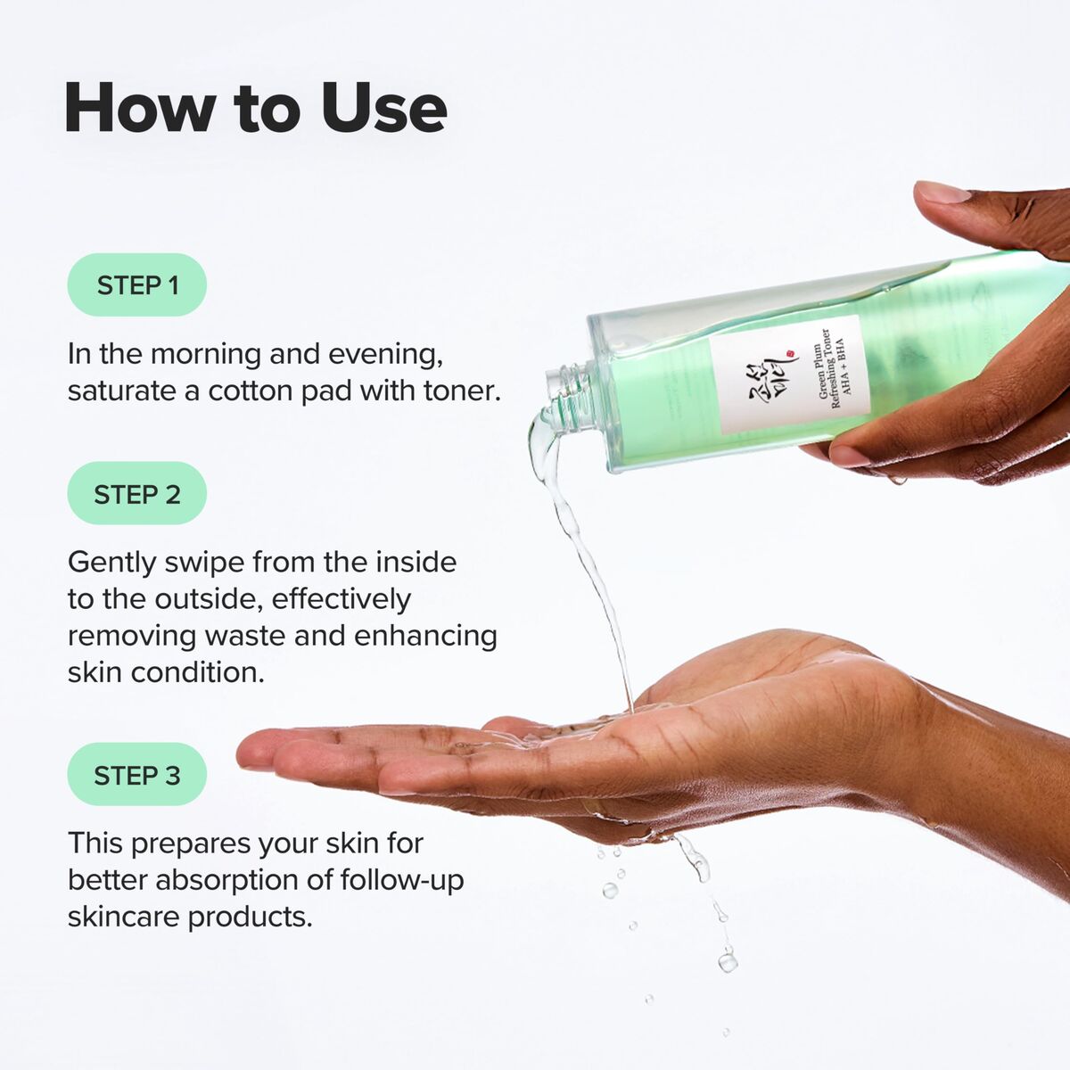 Facial Cleansing Gel Beauty of Joseon GREEN PLUM 150 ml til kvinder hudpleje emballage