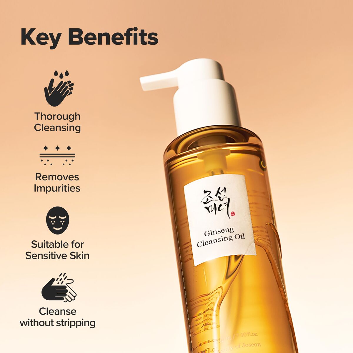 Facial Cleansing Gel Beauty of Joseon GINSENG hudplejeemballage