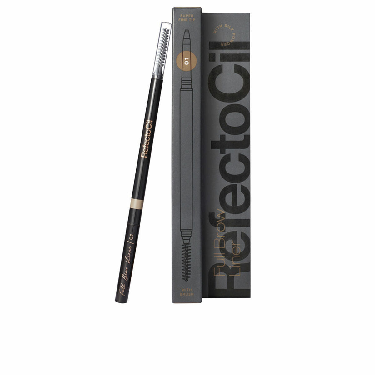Eyebrow Pencil RefectoCil Full Brow Liner nº1 Nº 1 Lysebrun produktemballage