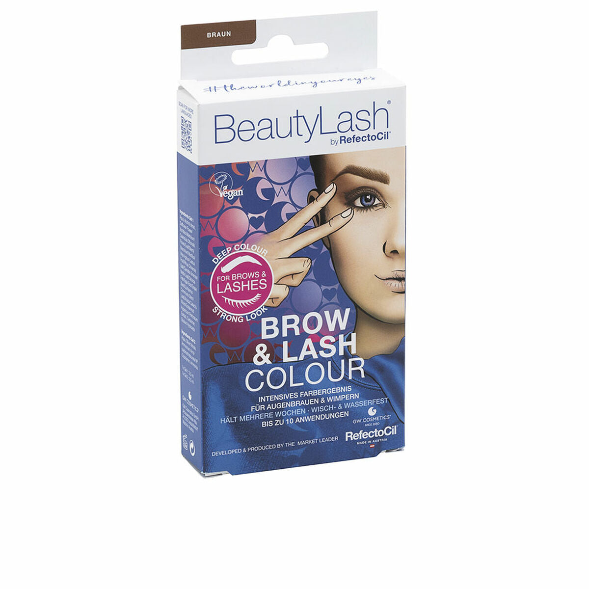 Øjenbrynsblyant RefectoCil BEAUTYLASH produktemballage