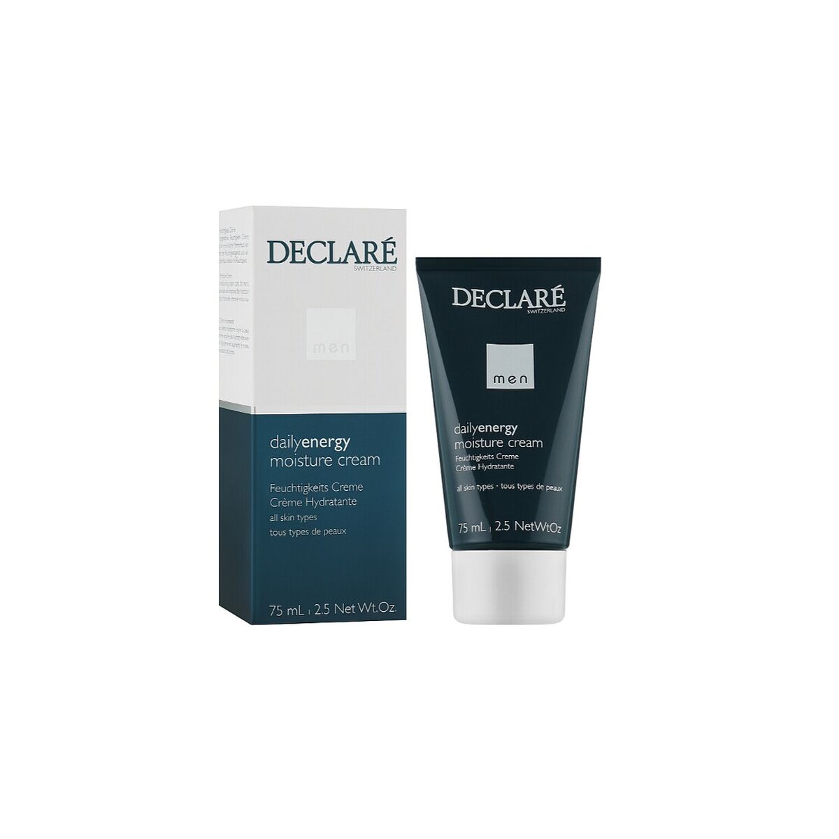 Day Cream Declaré 75 ml til mænd hudplejeemballage