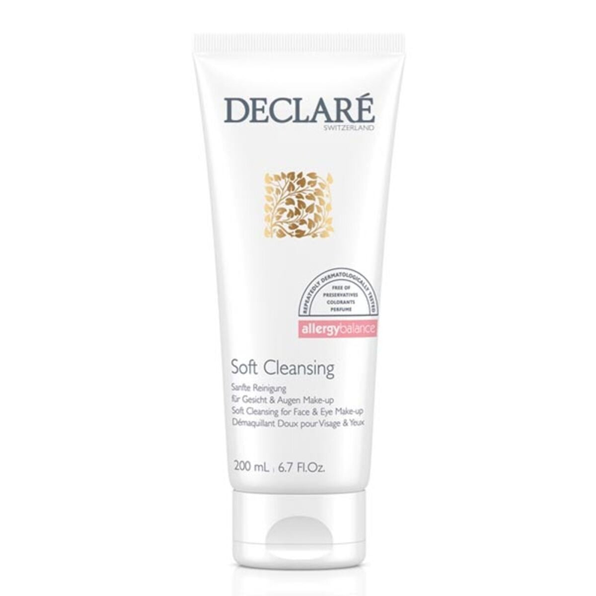 Facial Cleansing Gel Soft Cleansing Declaré (200 ml) (1 enhed) til kvinder hudpleje emballage