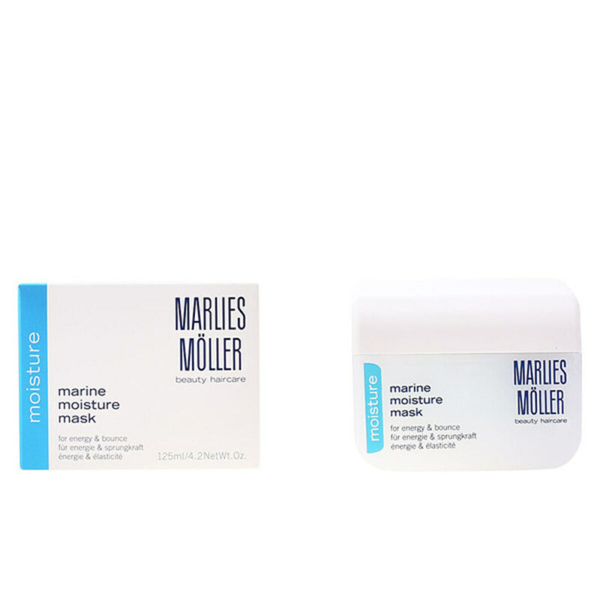 Hårmaske Marlies Möller Marine Moisture 125 ml hårmaske emballage