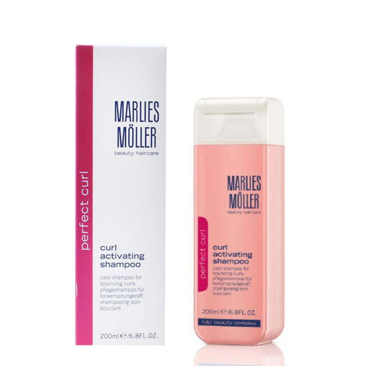Shampoo til krøllet hår Marlies Möller CURL ACTIVATING 200 ml shampooflaske