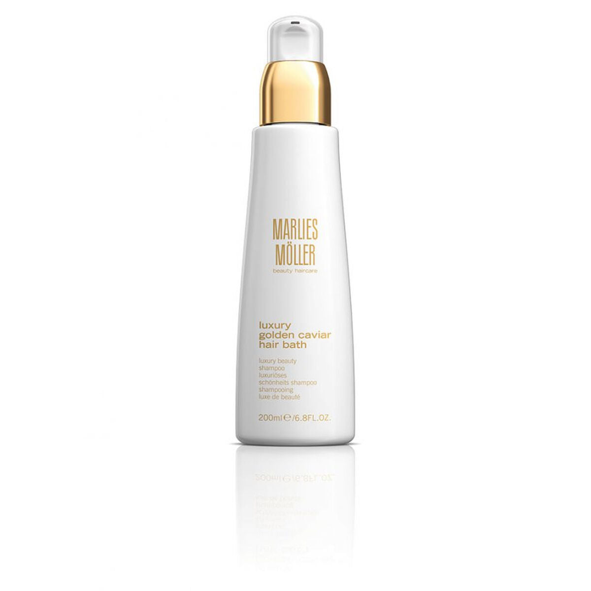 Nærende Shampoo Marlies Möller Luxury 200 ml Kaviarekstrakt shampooflaske