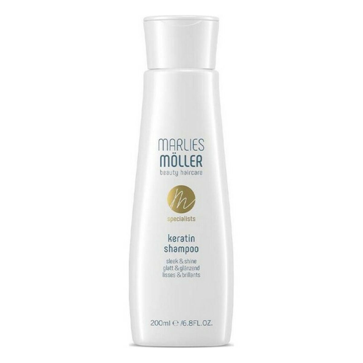 Shampoo Marlies Möller Keratin 200 ml shampooflaske