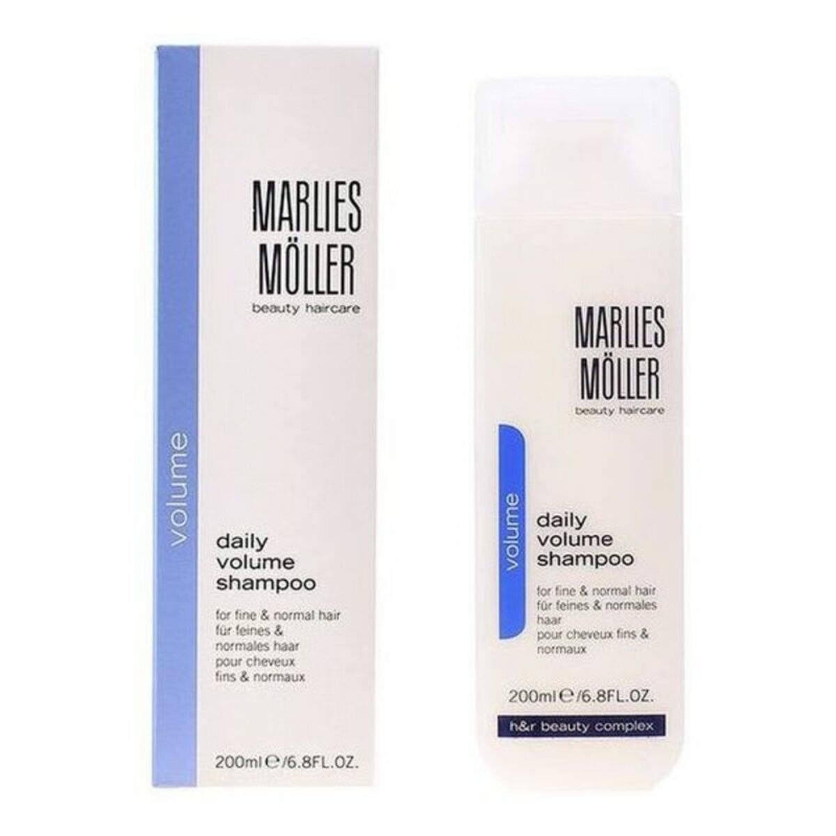 Volumiserende shampoo Marlies Möller 978- 200 ml shampooflaske