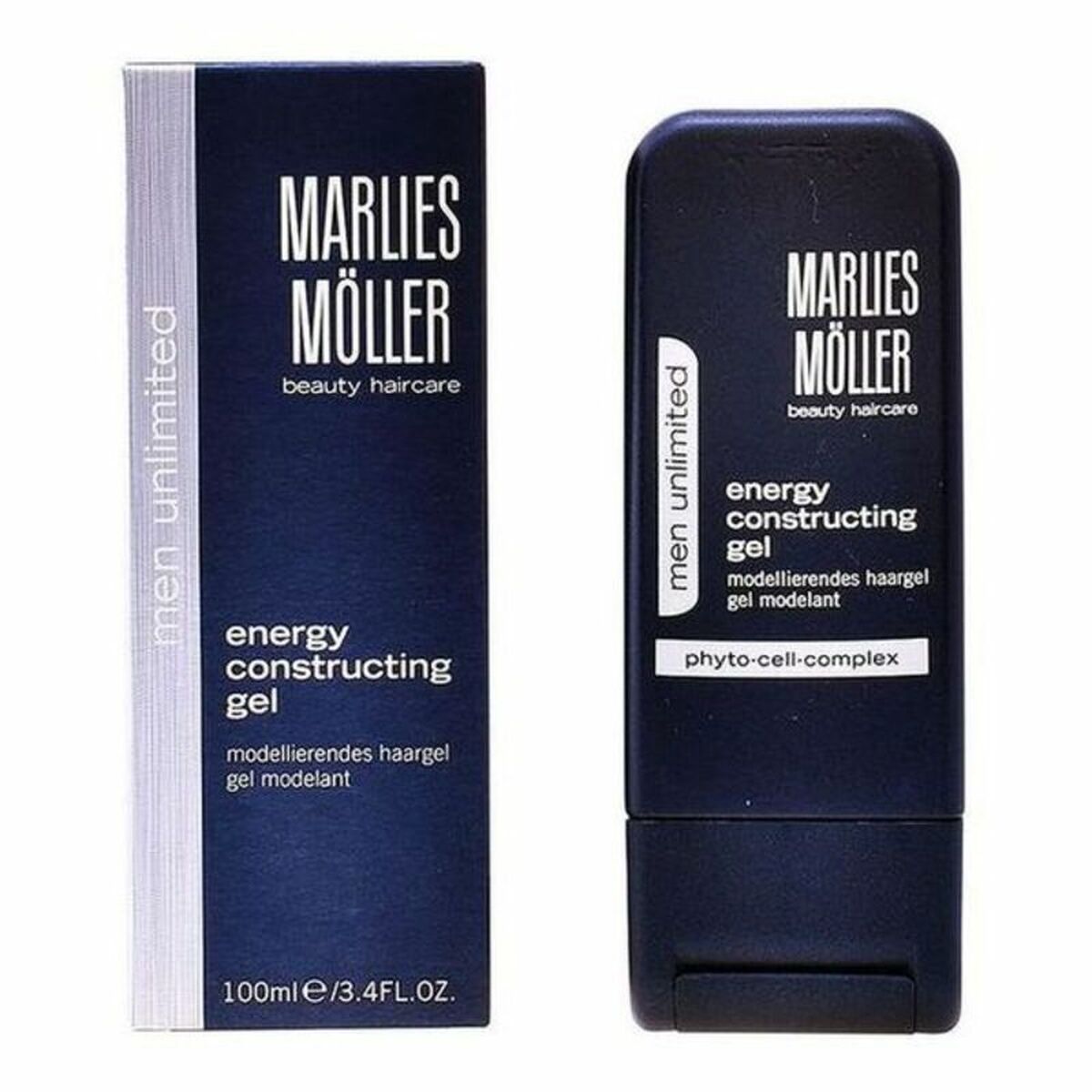 Styling Gel Marlies Möller Men Unlimited 100 ml til mænd hudplejeemballage