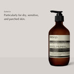 Body Lotion Aesop REJUVENATE INTENSIVE 500 ml til mænd hudplejeemballage