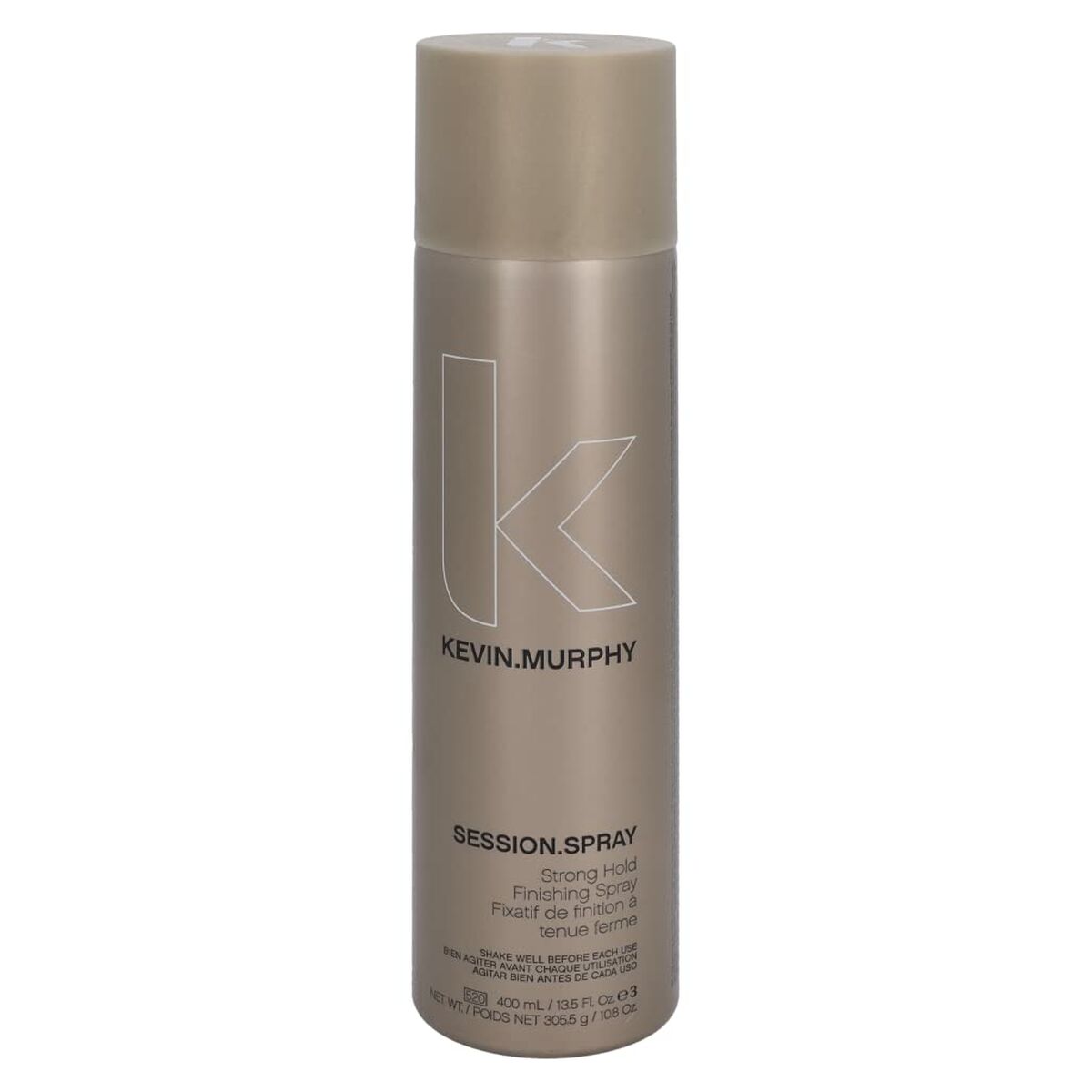 Extra Firm Hold Hairspray Kevin Murphy SESSION SPRAY 400 ml produktemballage