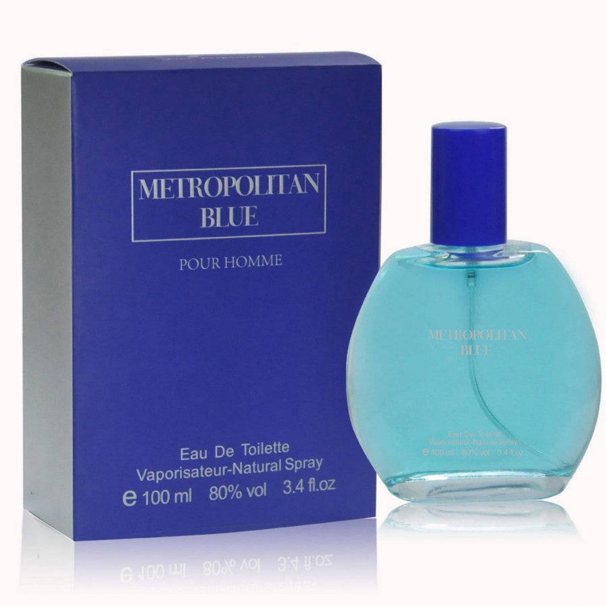 Fine Perfumery, Metropolitan Blue, Eau De Toilette, For Men, 100 ml