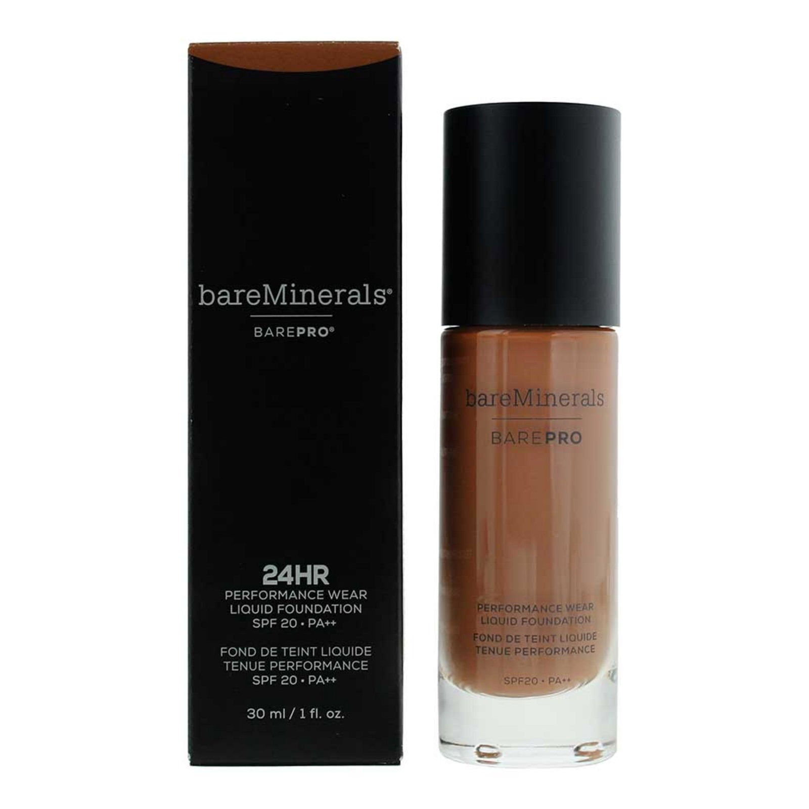 BareMinerals, BarePro, Matte Finish, Liquid Foundation, 27, Espresso, SPF 20, 30 ml