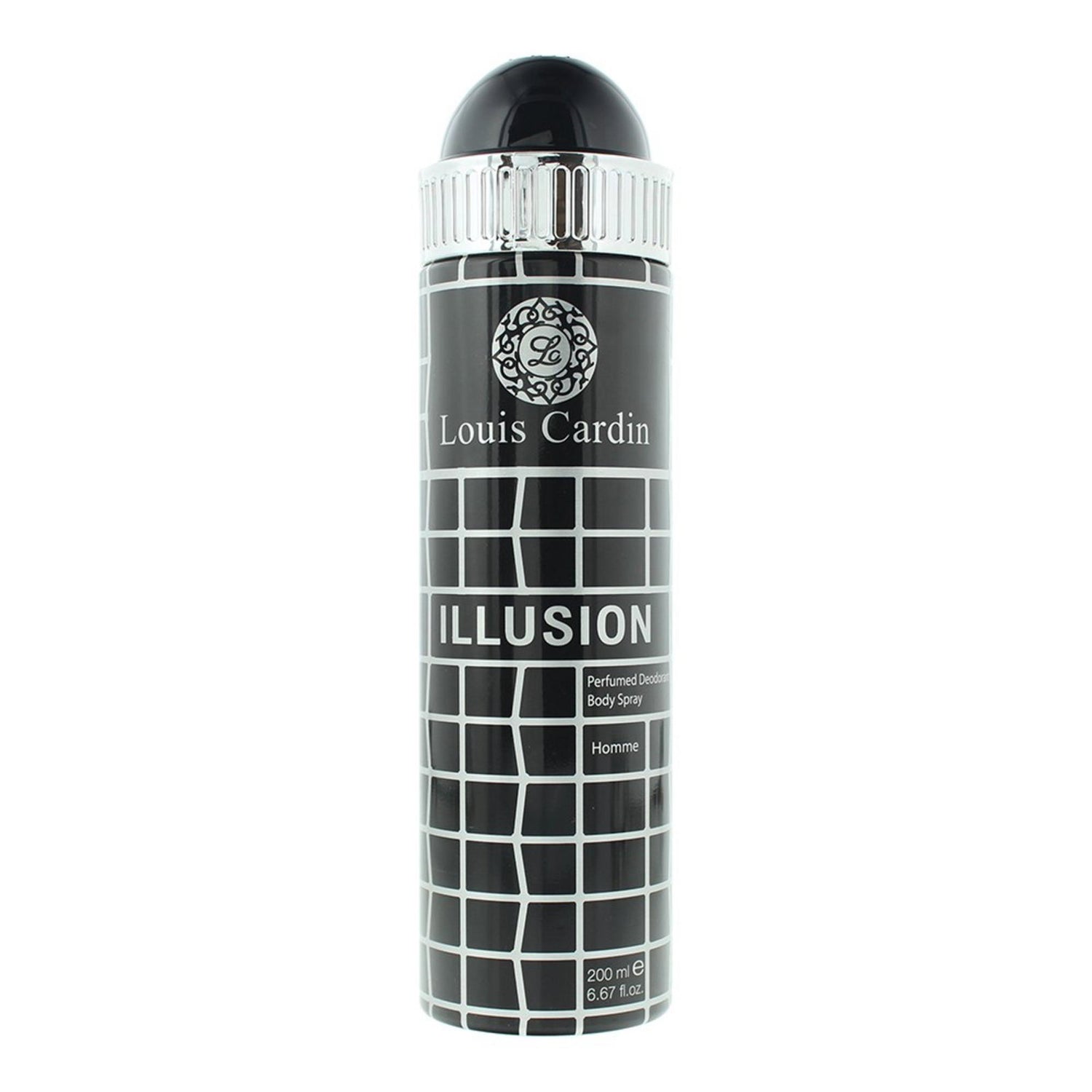 Louis Cardin, Illusion, Deodorant Spray, For Men, 200 ml