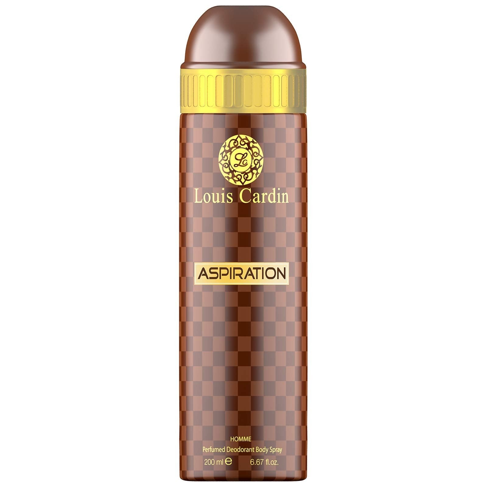Louis Cardin, Aspiration, Deodorant Spray, For Men, 200 ml