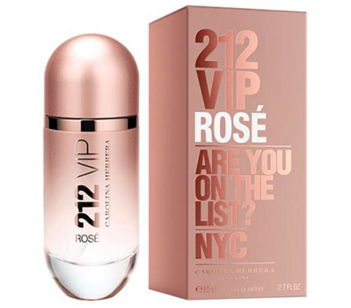 Carolina Herrera, 212 VIP Rose, Eau De Parfum, For Women, 80 ml