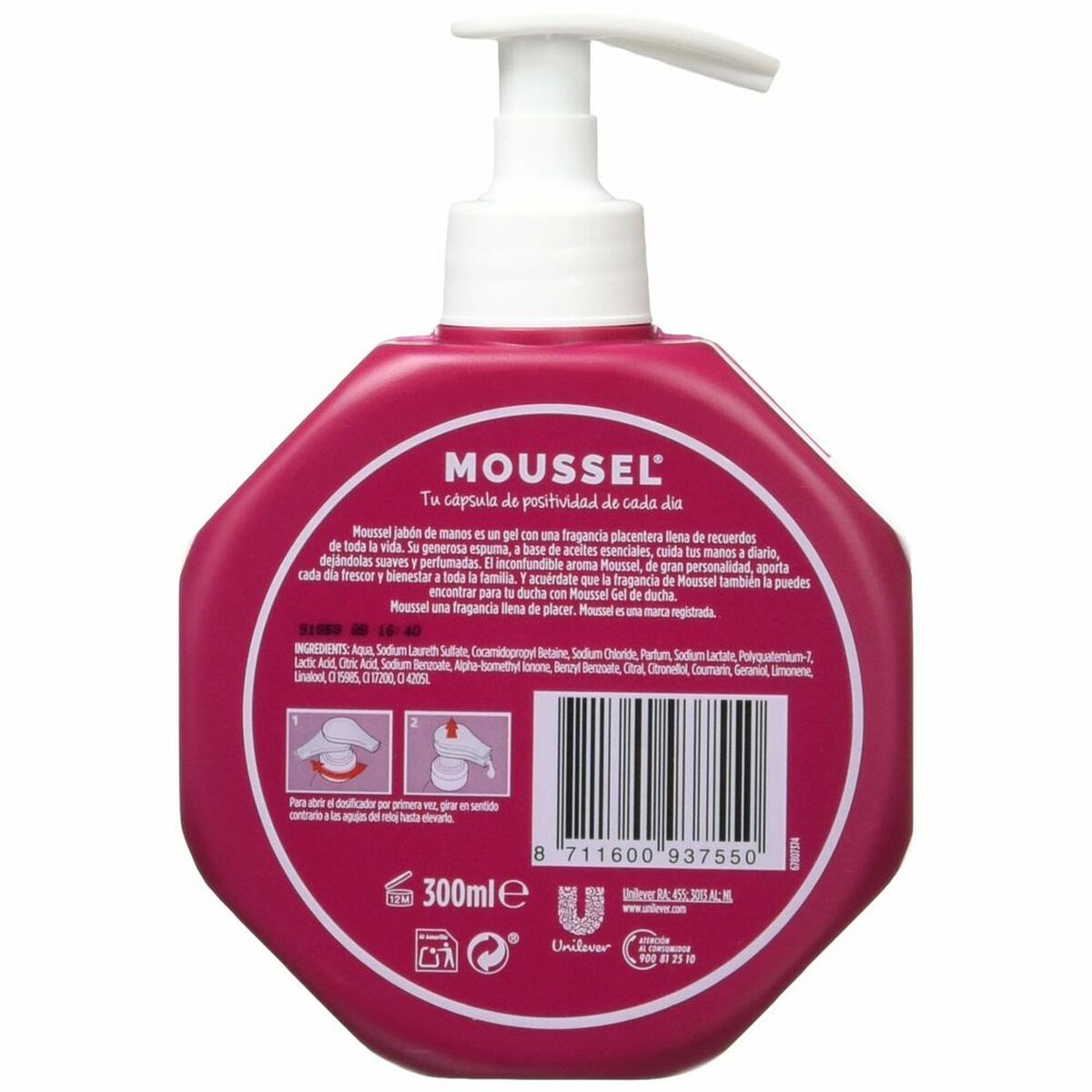 Håndsæbe Moussel 300 ml (300 ml) produktemballage