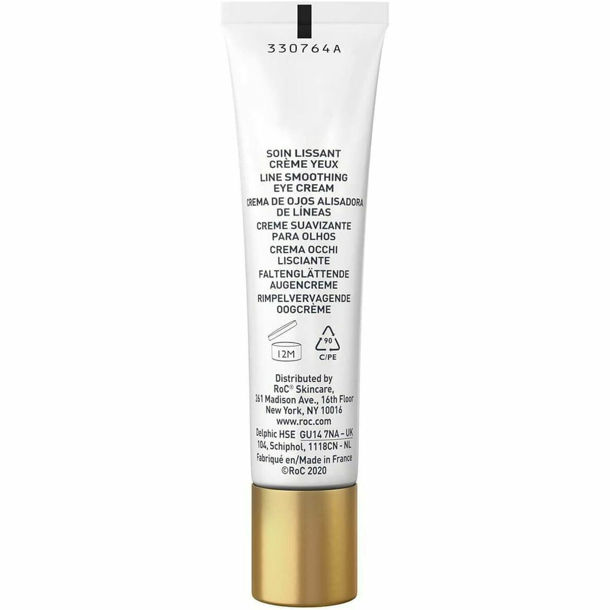 Creme til øjenområdet Roc Line Smoothing Advanced Retinol 15 ml Retinol til kvinder hudplejeemballage